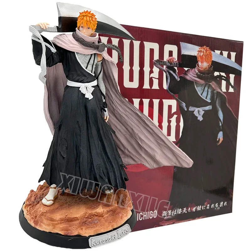 34cm BLEACH FlyLeaf Ichigo Kurosaki Anime Figur Toshiro Hitsugaya Action Figur BLEACH Figur Sammlung Modell Puppe Spielzeug Geschenk