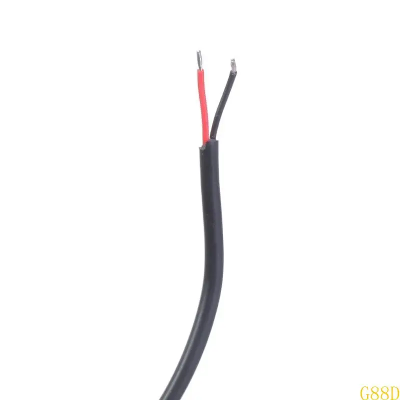 

G88D 2PIN USB -мужчина с открытым концом 2 ядра USB 5V Кабель быстрого зарядки с переключателями