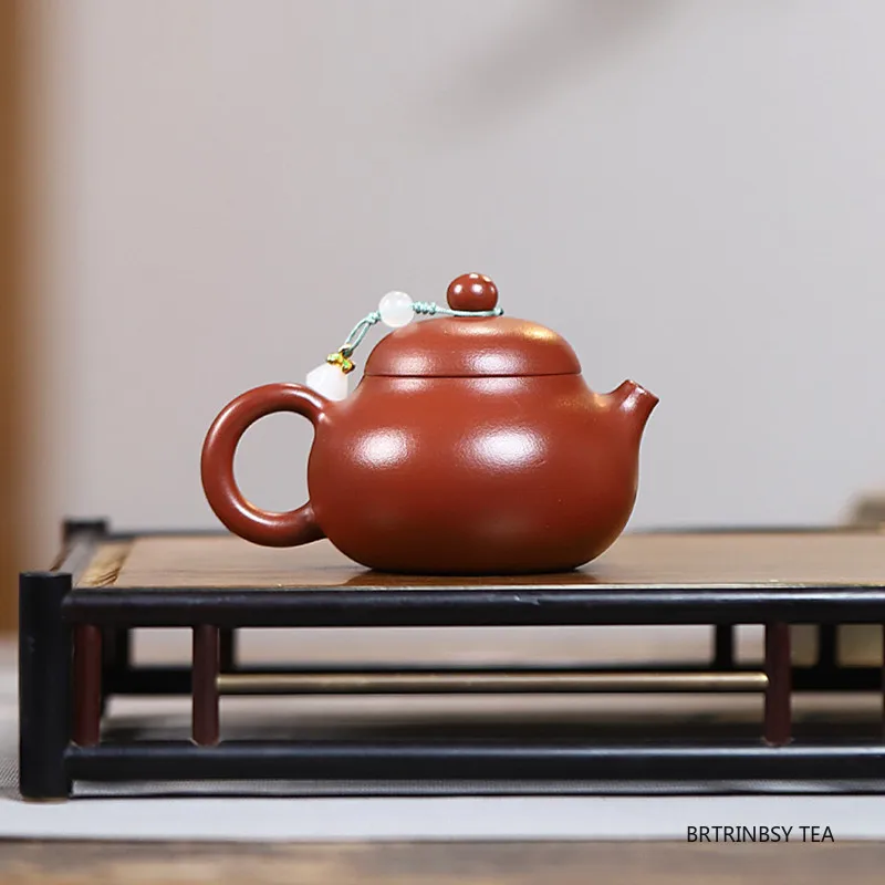 Tradition Yixing Purple Clay Teapot Handmade Raw Ore Dahongpao Tea Pot Cute Household Kettle Chinese Zisha Tea Set Teaware 120ml view 2
