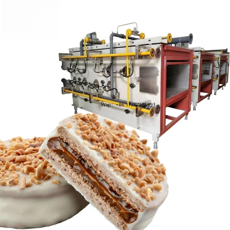 Máquina Automática Premium para la Producción de Chocolate | Línea Eficiente para Choco Pie y Snickers