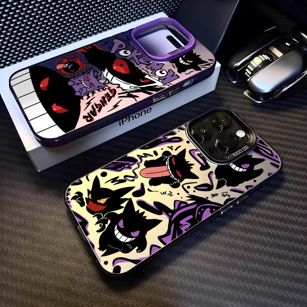 New Wicked Gengars Phone Case for Oppo Reno12 Reno11 Reno10 Reno6 Reno5 Reno4 F Lite Reno 11 10 6 5K 4 5G Silver Matte Hard Capa