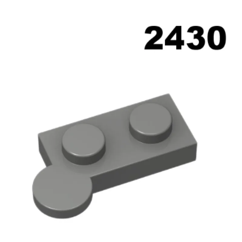 10pcs Building block 2430 19953 80133 1x2 board with rotation compatible splicing block loose parts