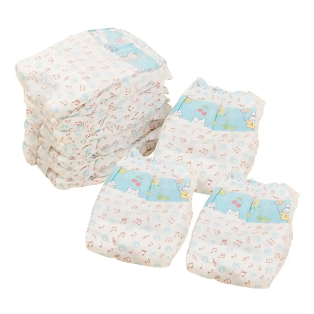 10 Packs Disposable Dog Diaper Underwear Leak Protection 6 Sizes Optional