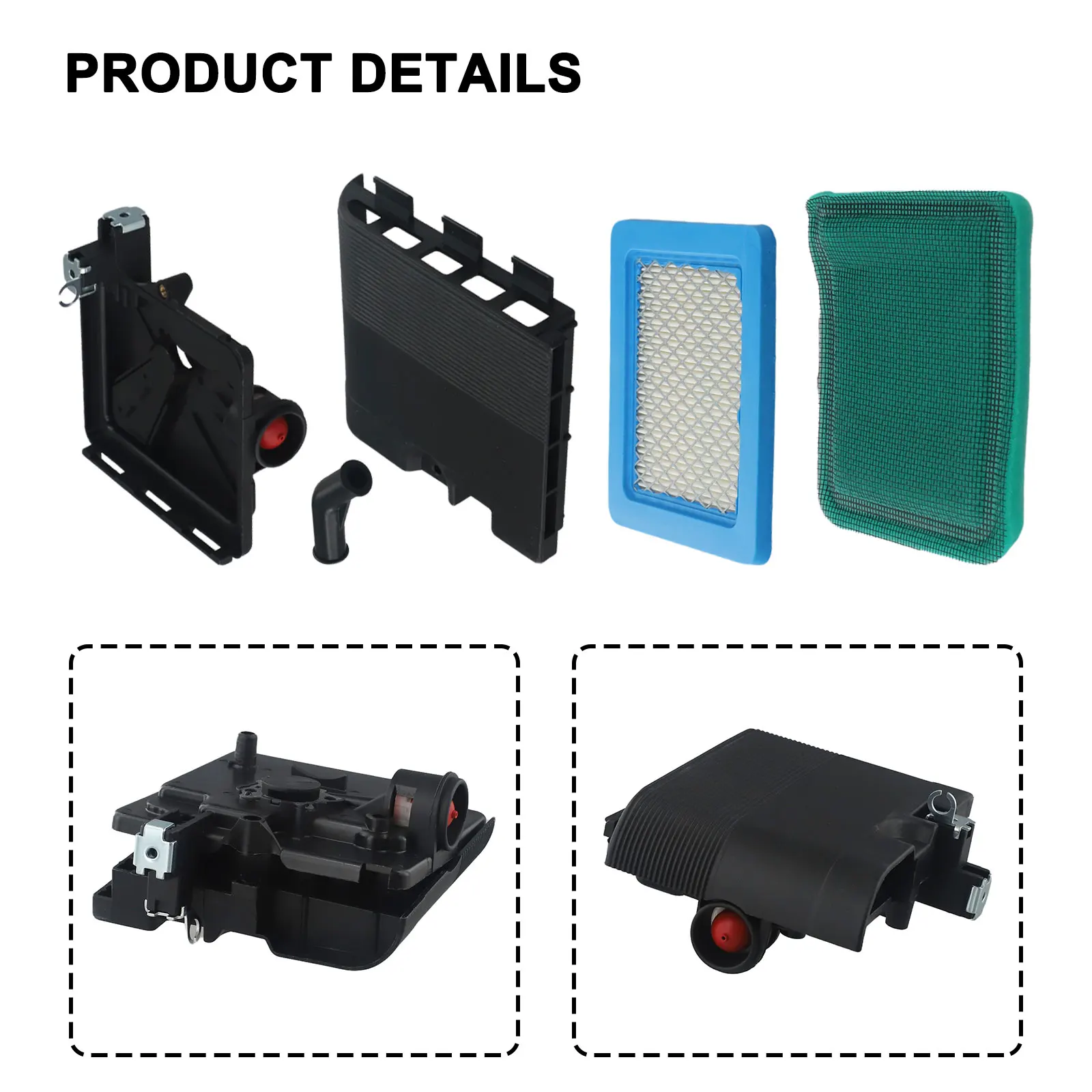 Sustainable Performance Upgrade Air Cleaner Components Including Covers Primers & Filters For Reliable Functioning