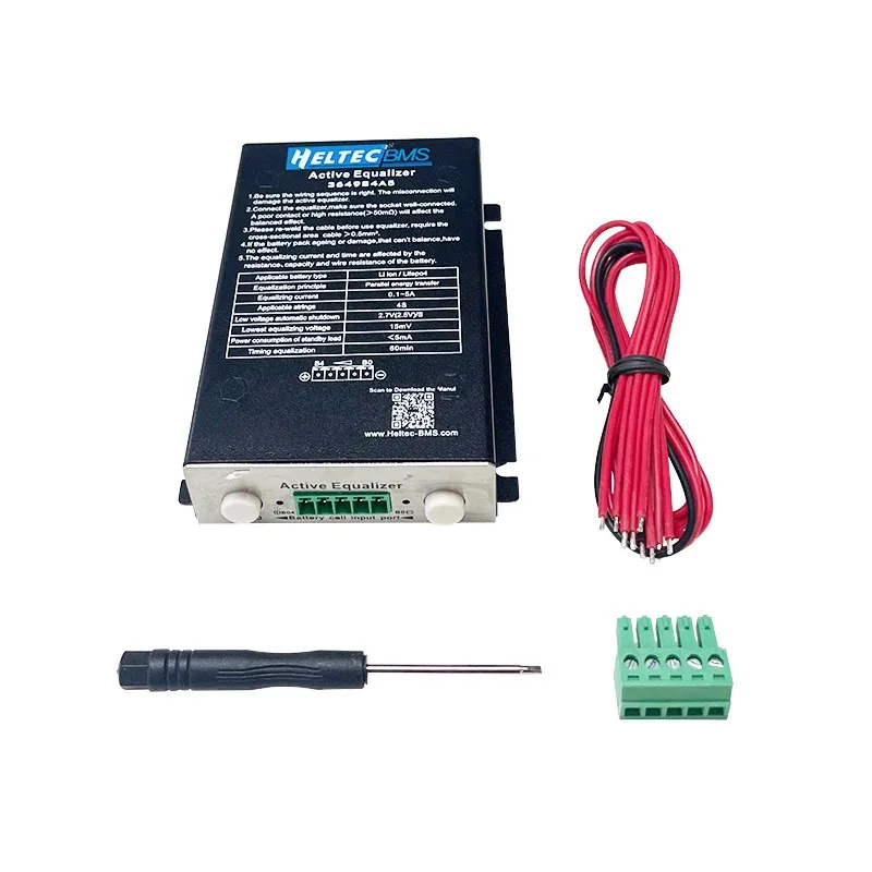 5A 8A Active Balance Li-ion LiFePo4 Equalizer Balancer 4-24S BMS Battery Pack Storage Energy Transfer Capacitor view 7