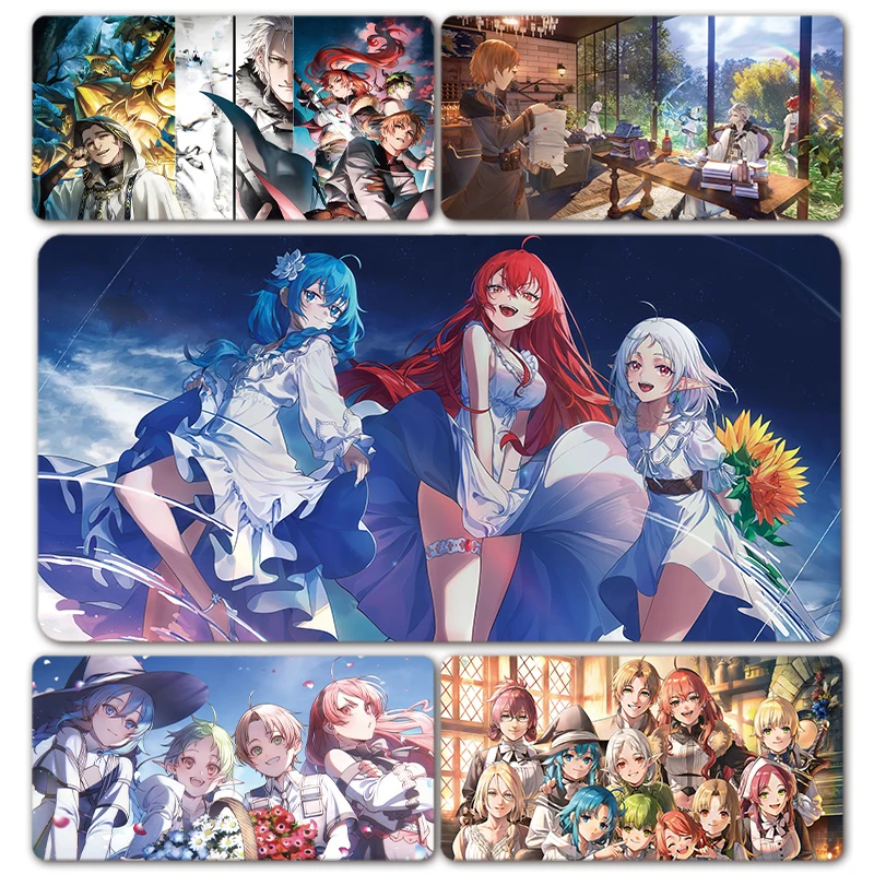 Beautiful Anime Characters Roxy Migurdi Sylphiette Eris Boreas Greyrat XXL Large Mouse Pad Desk Mat Mousepad