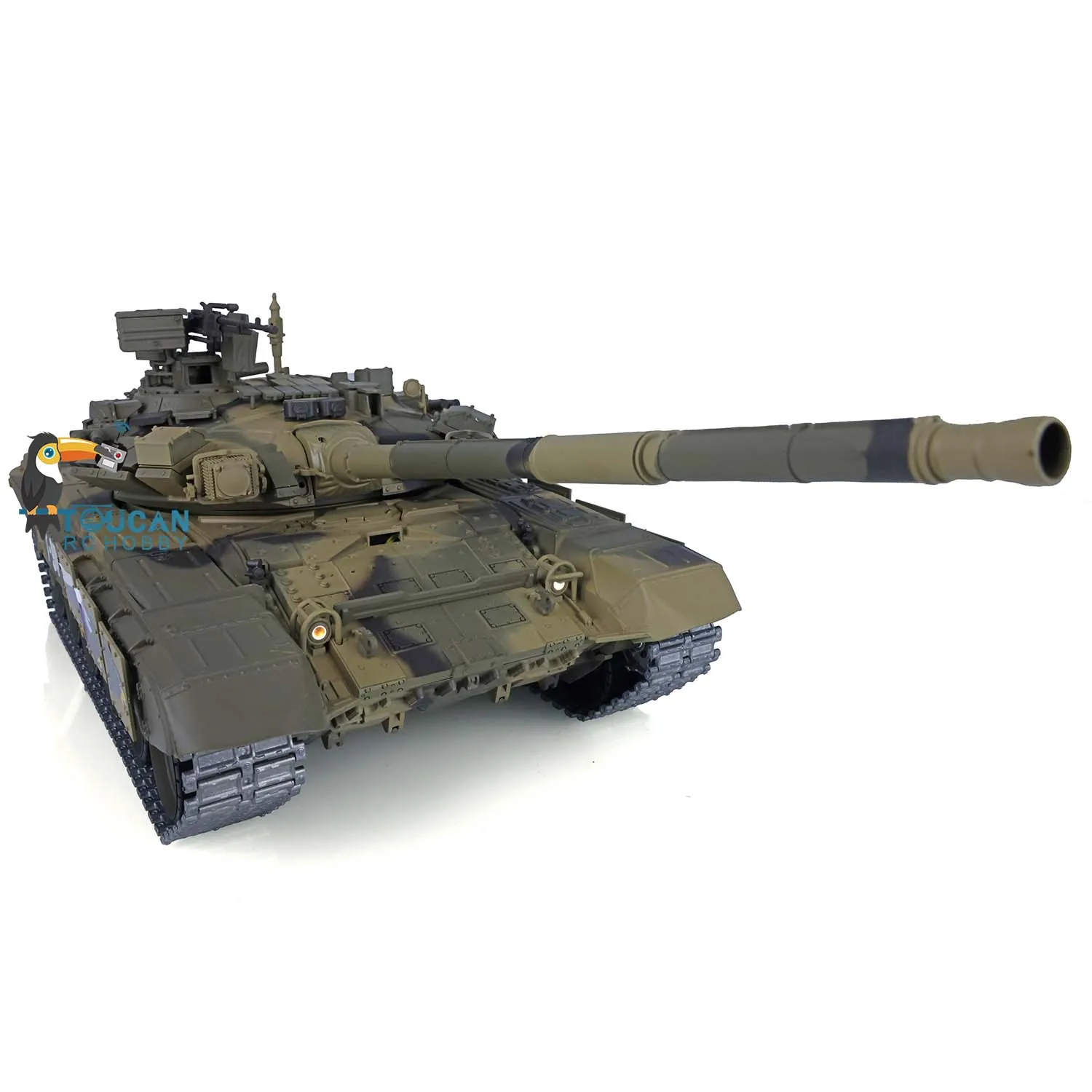 Henglong 1/16 T-90 tanque RC ruso 3938 RTR con actualizaciones de Metal y sistema de batalla por infrarrojos tanques de Control remoto modelo TH17846
