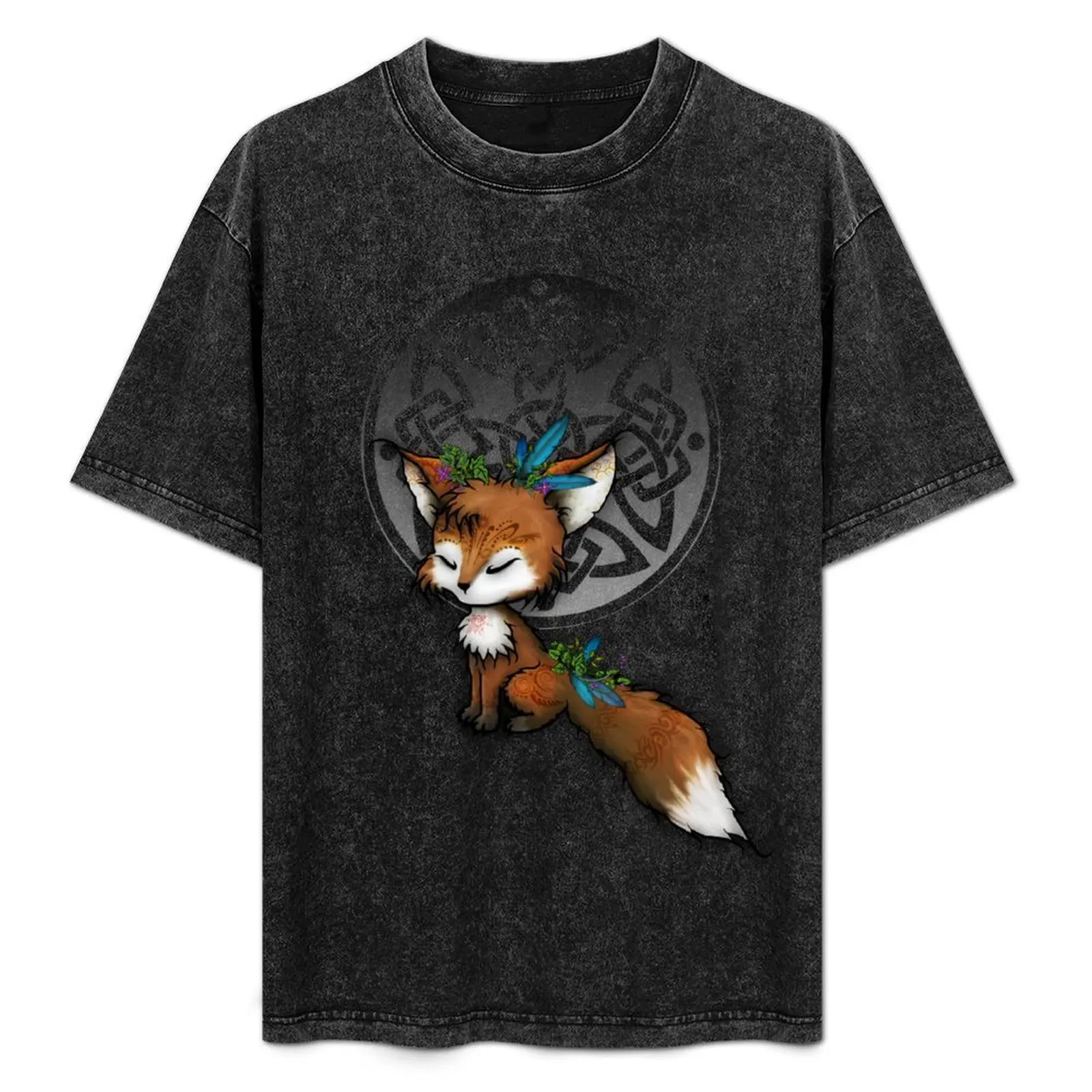 

Celtic Spirit Fox T-Shirt Casual Lightweight Short Sleeve Top