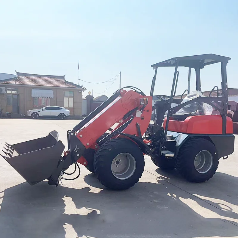 

Customized Fast Delivery telescopic loader Mini Track Skid Steer Loader with 800kg Lifting Capacity for Sale