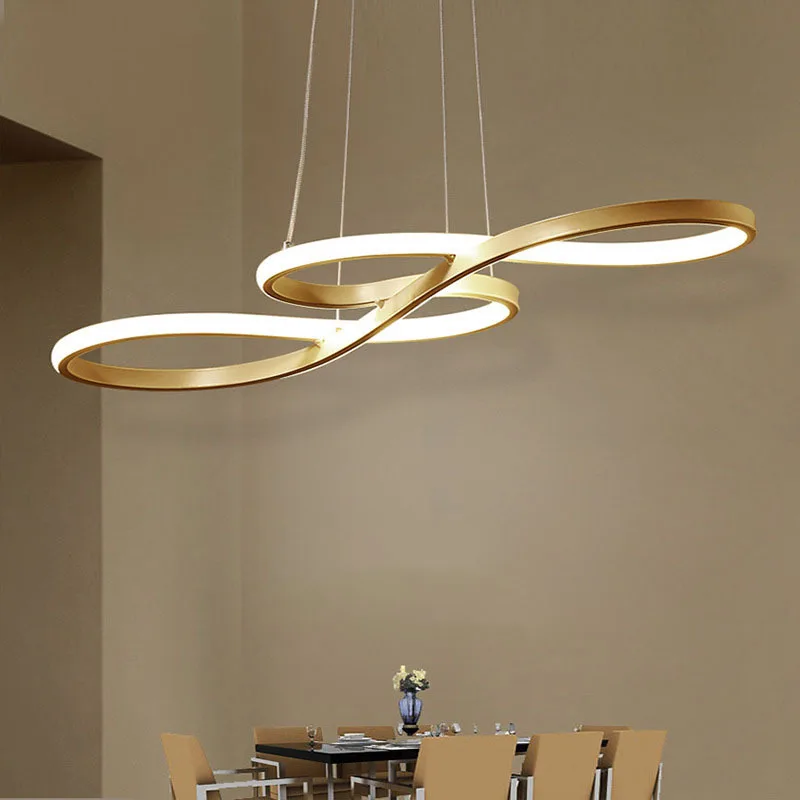 led post-modern dining chandelier nordic modern minimalist creative notes bedroom living room chandelier