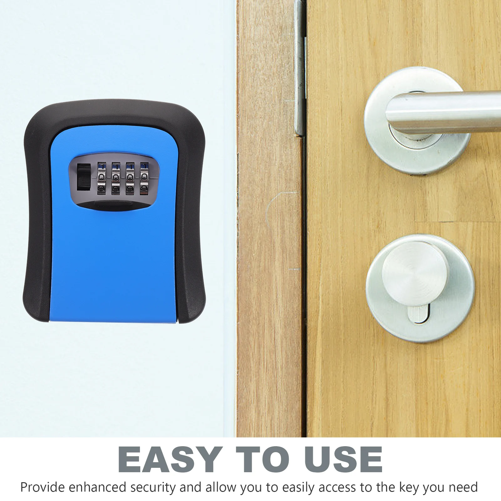 

4-для ключей, настенное крепление, безопасность, наружный код, прочный материал премиум-класса, антикоррозийный сейф для хранения ключей, сейф для ключей от дома, настоящие