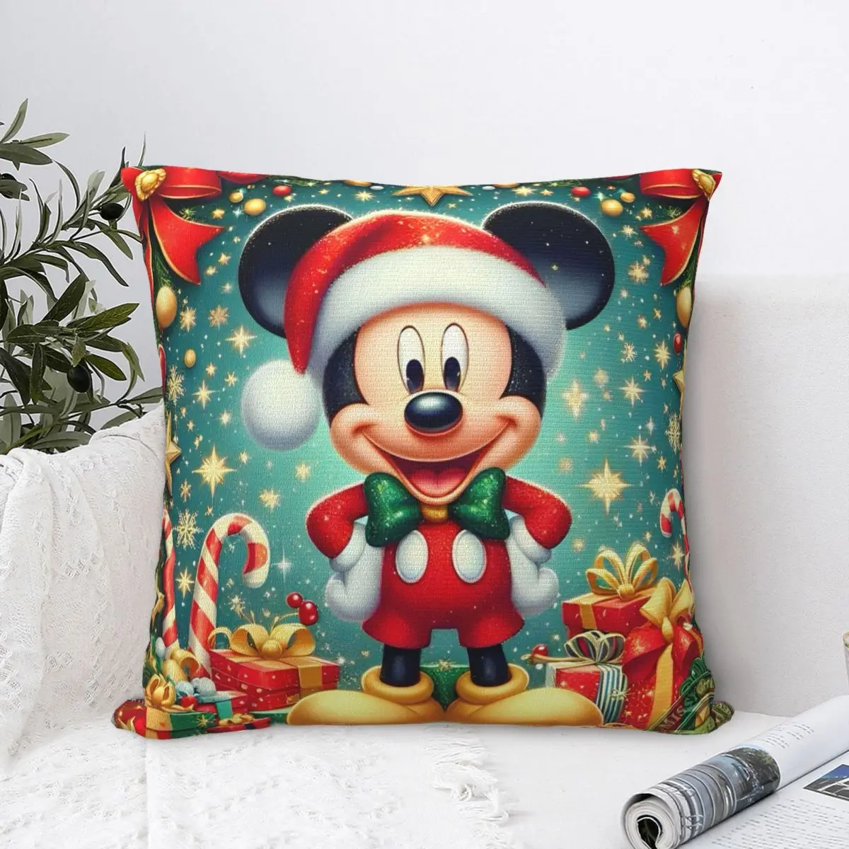 Sweet But Twisted, Does That Make Me A Candy Cane Throw Pillow Cover Decorative Pillow Mickey Christmas Awesome Cushion Covers