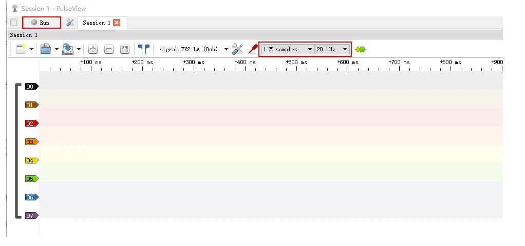 DLA Logic Analyzer ARM FPGA Debugging Tool Protokollanalyse 24 MHz Abtastrate 8 Kanäle Open Source Sigrok PulseView – Detail 9