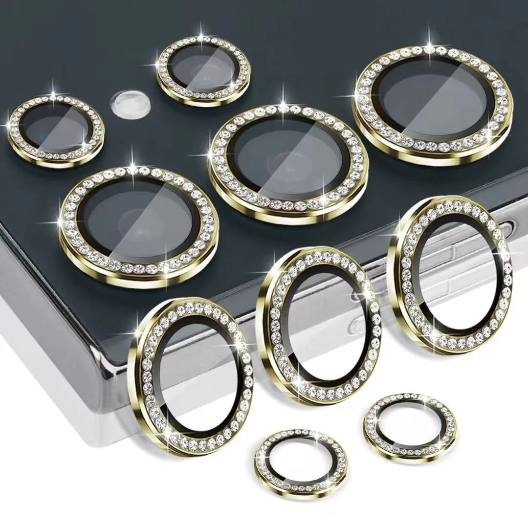 For Samsung S25 Ultra Colorful Camera Protector Camera Lens Protectors Metal Camera Case For Samsung S22 Ultra Accessories