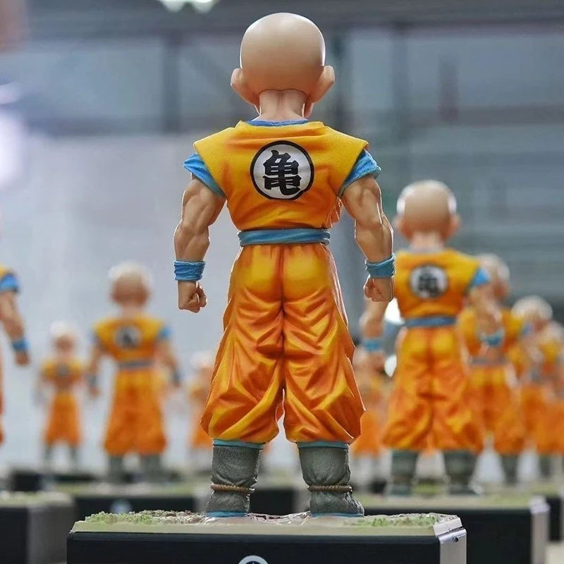 22.5cm Kuririn Figuras Dragon Ball Z Action Figure Anime DBZ Manga Super Saiyan Figurine Toys PVC Collection Model Gift for Kids