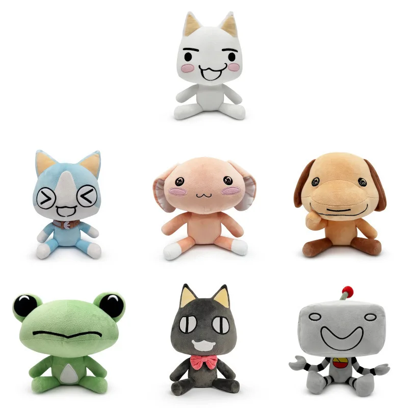 

Cute 22cm Toro Ricky Kuro Plush Toy Adorable Kawaii Cat Frog Dog Stuffed Animals Doll Home Desk Decor Party Birthday Xmas Gift