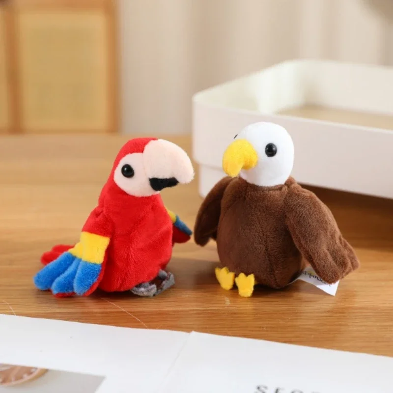 9CM Mini Fingerpuppen Lernspielzeug Für Kinder Hand Cartoon Vögel Meerestiere Plüschpuppe Handpuppen Erzählen Geschichte Geschenke – Detail 12
