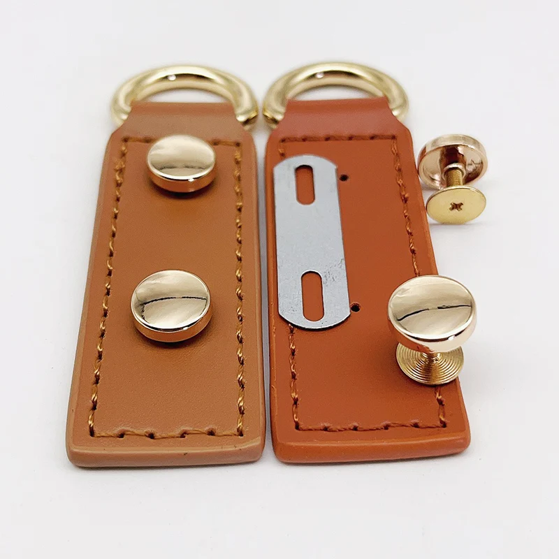 Fashion Leather Handmade Buckle Replacement for DIY Handbag Shoulder Bag Backpack Block Lock Accessories