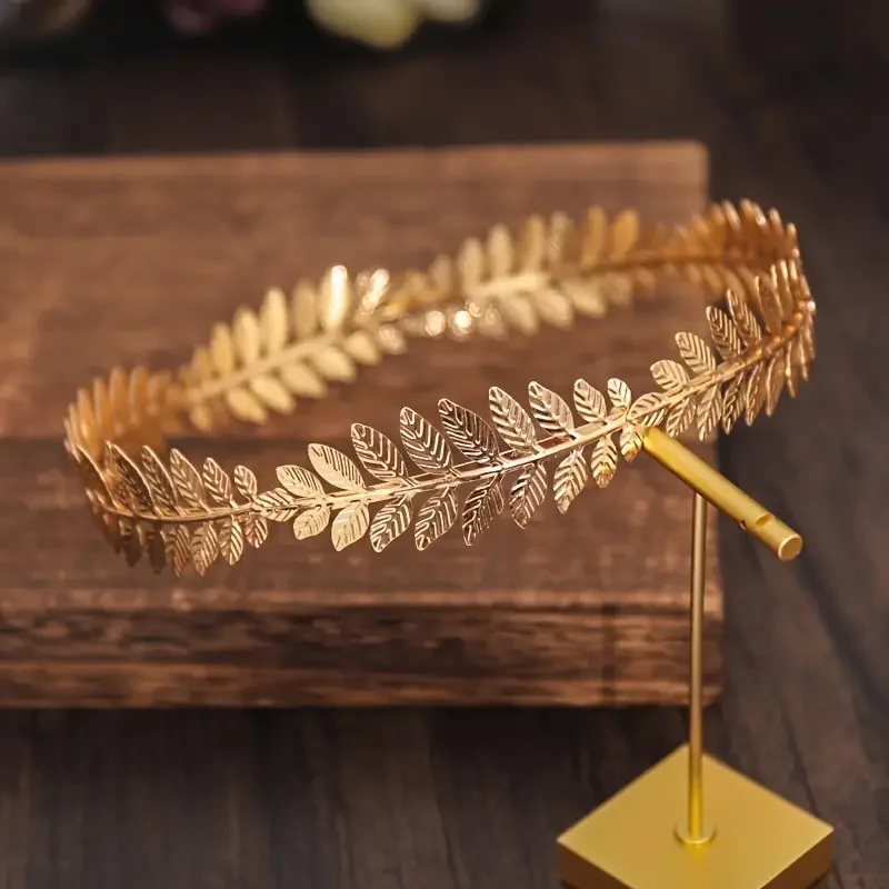 Goudkleurige bijoux haarklem wave | -NL