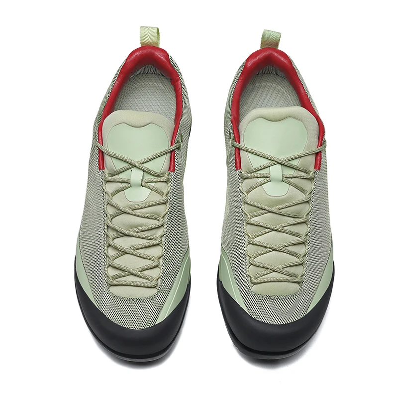 

2025 Новые походные туфли для мужчин, черные горные туфли, мужские роскошные брендовые треккинговые туфли, мужские противоскользящие уличные прогулочные туфли