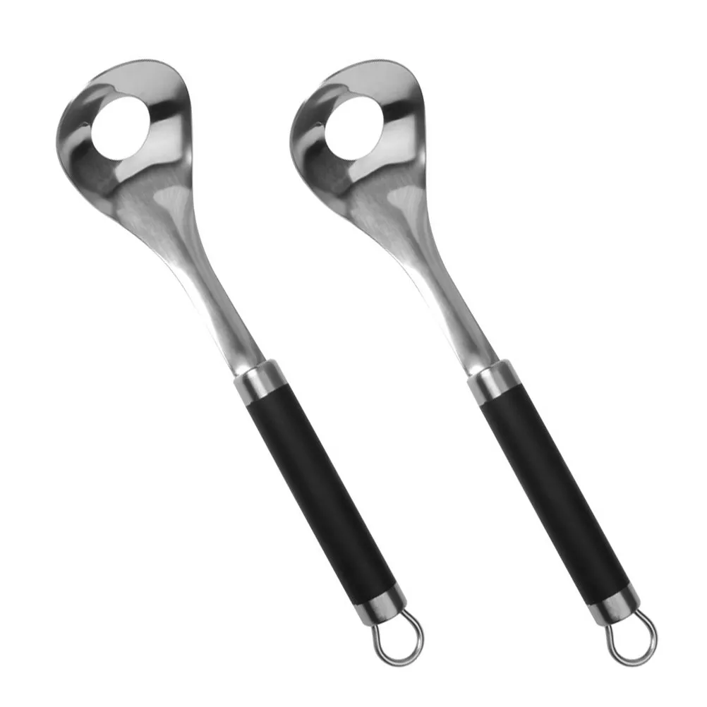 2Pcs Stainless Steel Meatball Maker Premium Compact Portable Kitchen Gadget for Hotpot Soup Home Picnic Gift