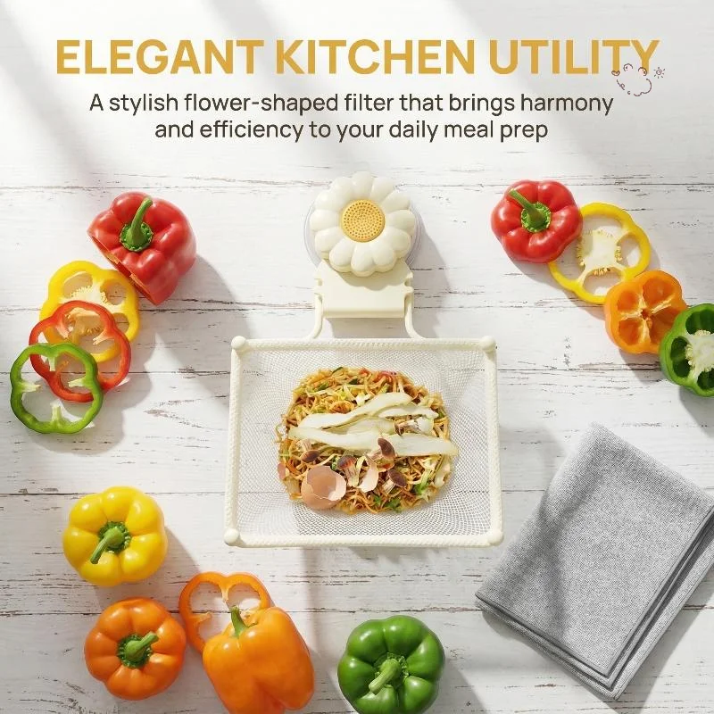 

Disposable Sink Strainer Rack for Kitchen Drains Effective Food Residue Filter Easy To Clean Holder