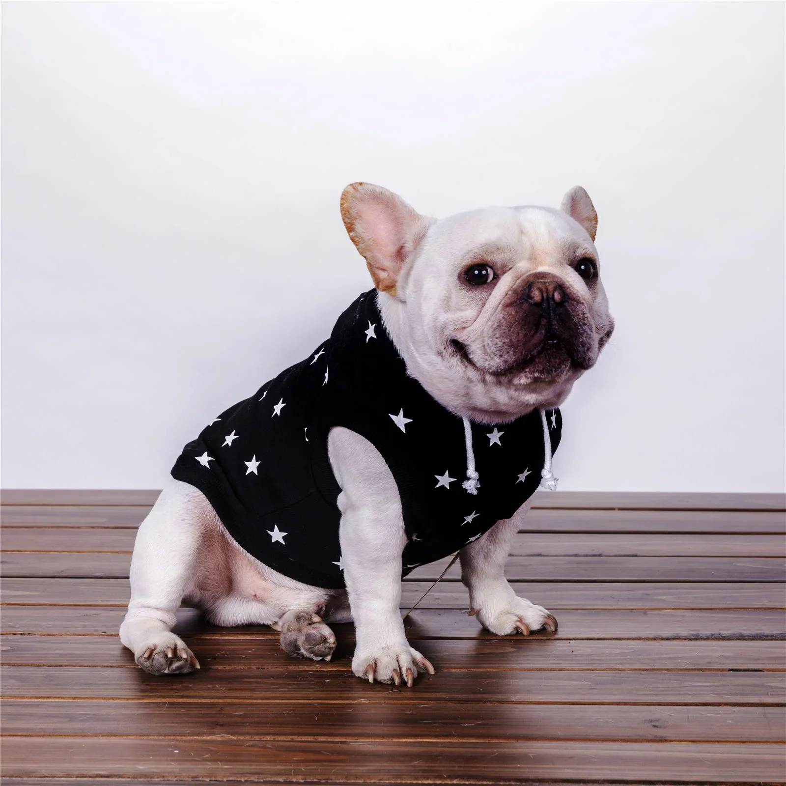 Dog Star Sweater Dog Clothes Small Dog Hooded Spring Autumn Sweater Printed Pet Clothes Dog Hoodies French Bulldog Clothes