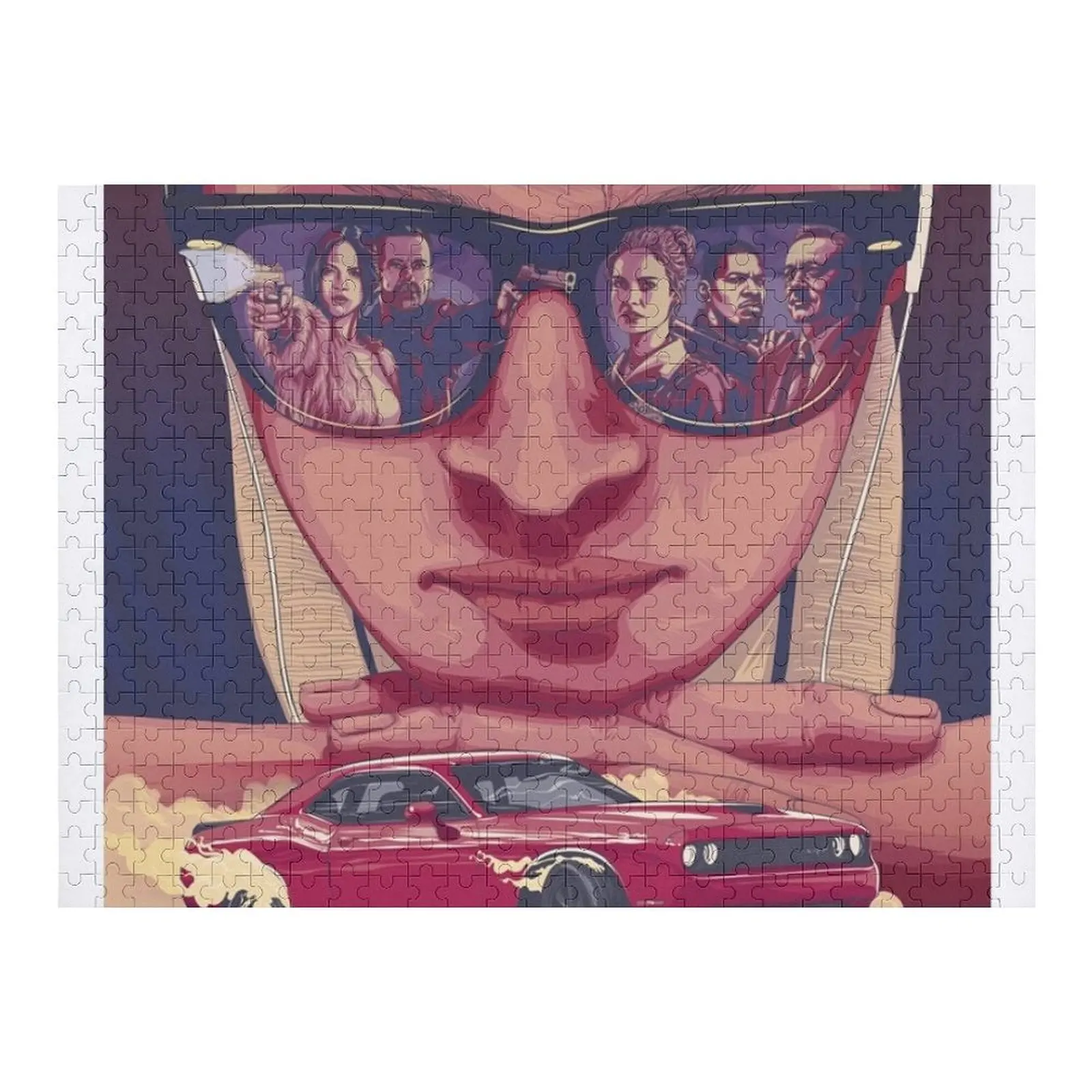 

baby driver fav movies Jigsaw Puzzle Wood Adults Wood Photo Personalized Custom Wood Personalized Wooden Name Puzzle