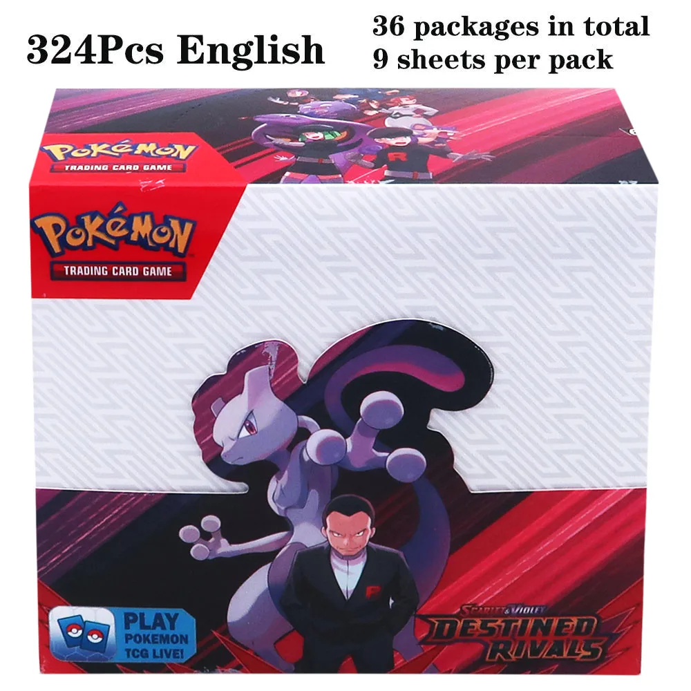 324pcs pokemon cards Pokmon Trading Booster Box (324 pcs) Limited Edition Pokmon Card Collection (324 Pcs)