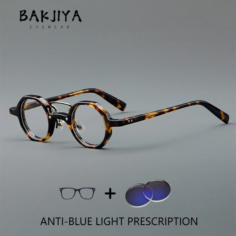 

Vintage High-end Acetate Optical Prescription Glasses Retro Round Frames Men and Women Japanese Designer Eyewear Reading Glasses