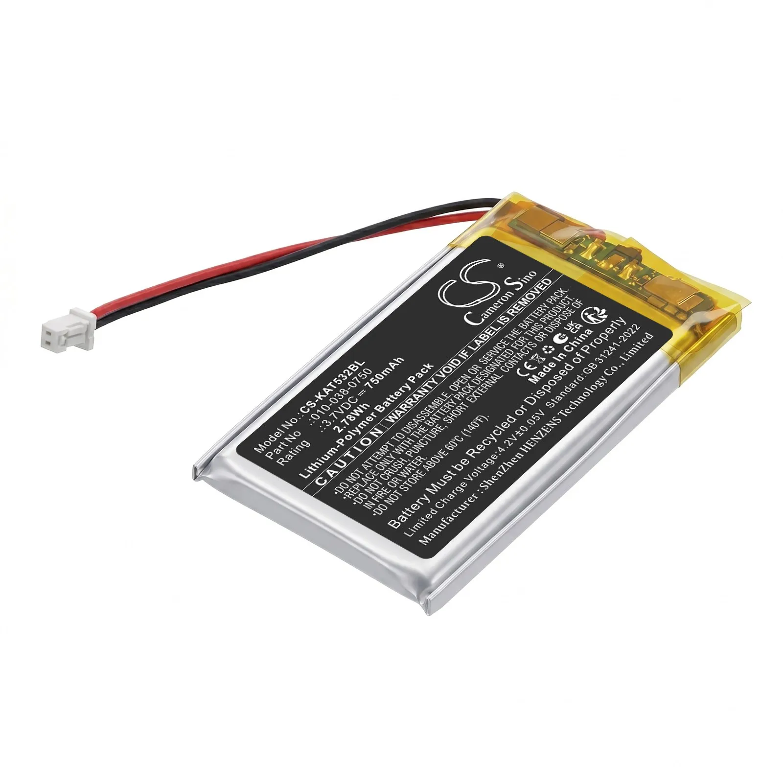 3.7V 750mAh Replacement Crane Remote Control Battery for KAR-TECH 3A5322A 4 Button Control 390132A Putzmeister A612627