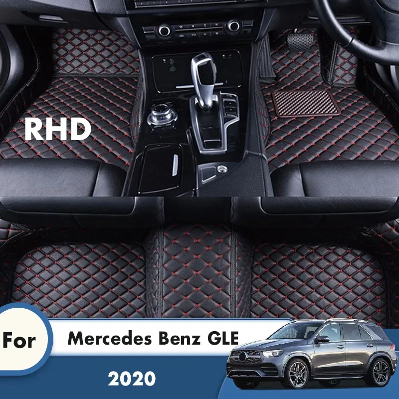 

RHD Carpets For Mercedes Benz GLE 2023 2022 2021 2020 (5 Seater) Car Floor Mats Foot Pads Custom Auto Accessories Interior Rugs