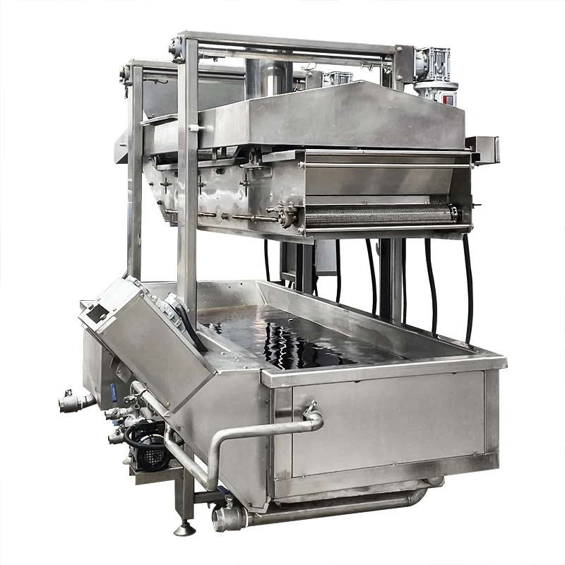 Automatic Continuous Fried Snack Machine Supplier Chips Deep Fryer Kettle  Potato Chips Frying Machine