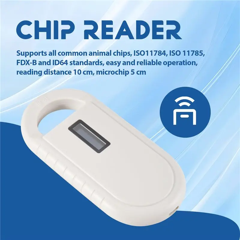 [NEW A09R!】 Animal Chip Reader For Animals RFID Chip Microchip Animals ISO Transponder For Animal Identification