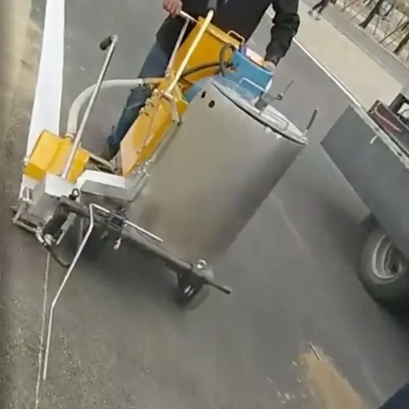 for HEAVSTY HW860 Hand Push Thermoplastic Road Marking Paint Machine Cheap Price