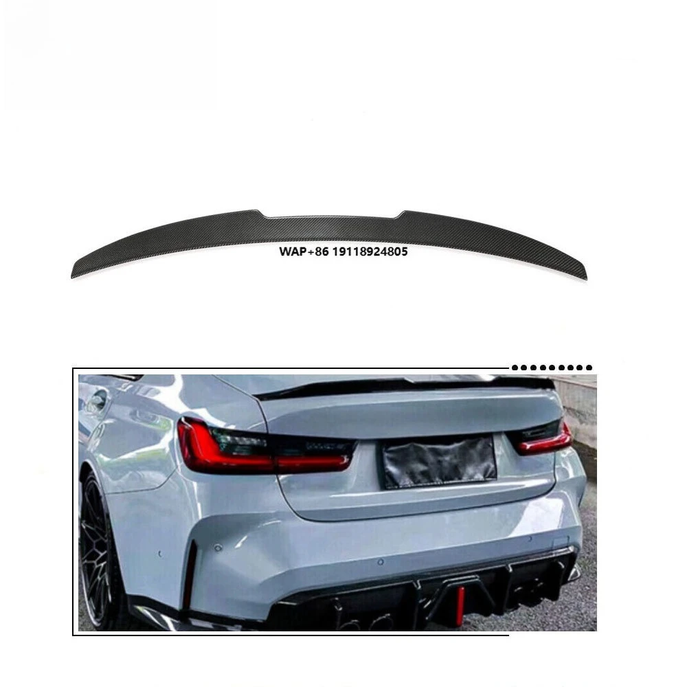 

Carbon Fiber Rear Trunk Wing Spoiler for B-MW 4 Series G22 G82 M4 Coupe 2-Door 2021-2023