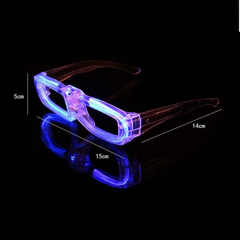 Glasses Party Supplies Adult Party Concert Props Luminous Glasses Glow Sticks Glasses Flashing Glasses Shutter Shades Glasses