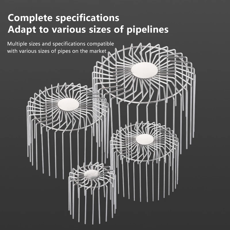 

NEW Stainless Steel Roof Floor Drain Balcony Drainage Ditch Anti-Blocking Mesh Cover Garden Outdoor Rooftop Gutter Guard 1PC