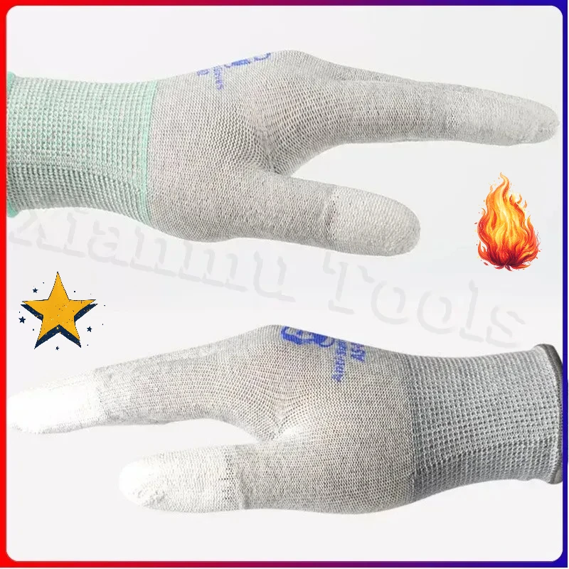MECHANIC AS02 Elasticity Non-Slip Carbon Fiber Gloves for Phone Electronic Parts Repair  Anti-static Protective Gloves