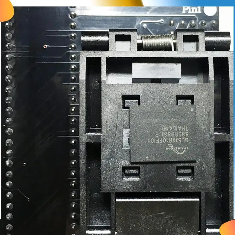 B48A 1 Set BGA64 Adapter Burning Seat For RT809H Programmer RT-BGA64-01 V2.0 Socket 4Pcs Limiter Frame 2 Bottom Plate Easy Insta