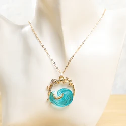 Ocean's Oath Jewelry Set Light Luxury Niche Jewellery Party Business Banquet Inspirational Friendship Ocean Jewelry Gift