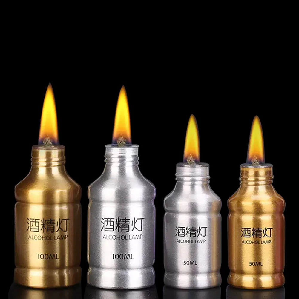 

3Pcs Dental Lab Alcohol Lamp Denture Chemical Wax Alcohol Torch Aluminum Alloy 50/100ml Impression Material Soften Heat Burner