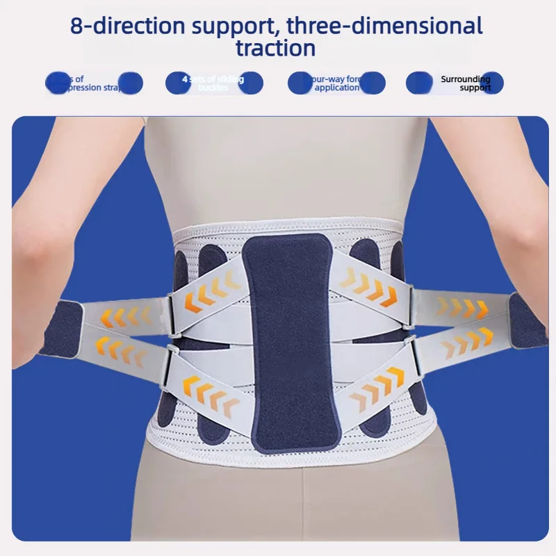 Lumbar Support Belt For Men Women,Heated Waist Brace For Sports Office,Relieve Lumbar Strain Waist Back Support Brace