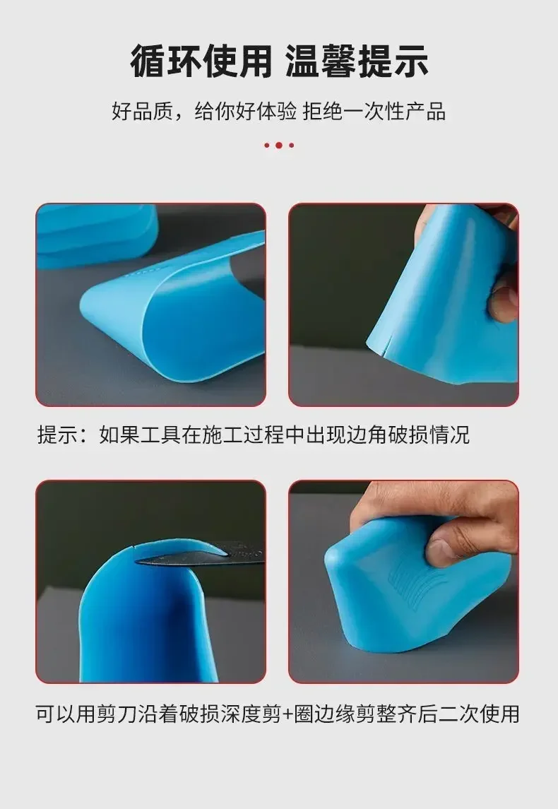 Caulking Finisher Tool Floor Sealant Smooth Scraper Tile Grout Finisher Hand Tool Polyurethane Caulking Accessories Paint Edgers