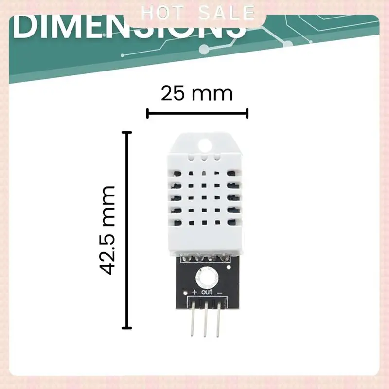 24-часовой датчик температуры и влажности для Arduino, для Raspberry Pi — включая соединительный кабель, 5 шт. Прочный Ea