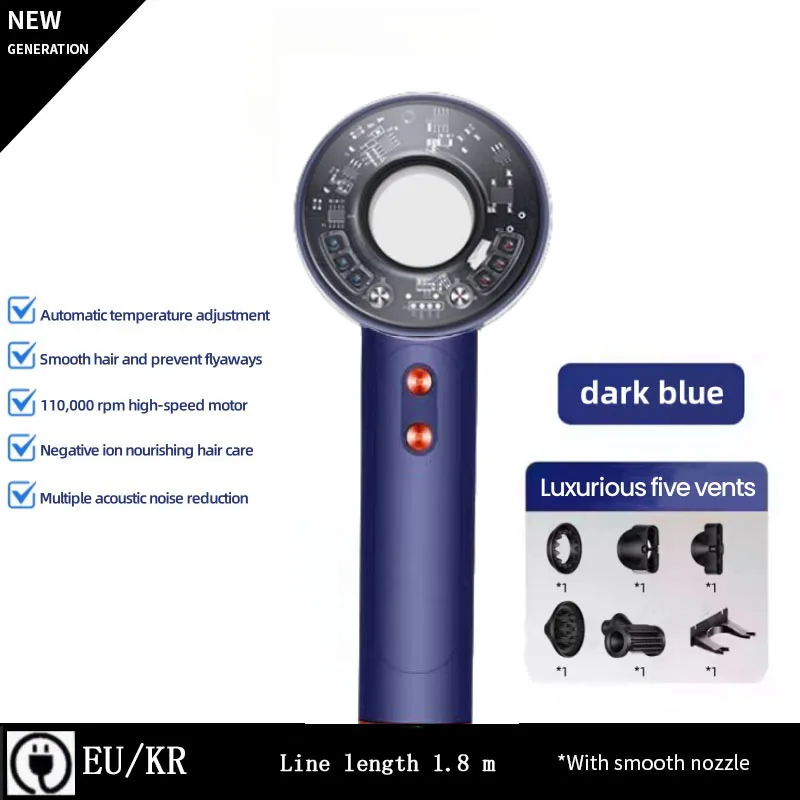 Negative Ion Hair Dryer Constant Temperature Portable Anion Hair Dryer Quick Dry Professional Hair Care For Home Travel