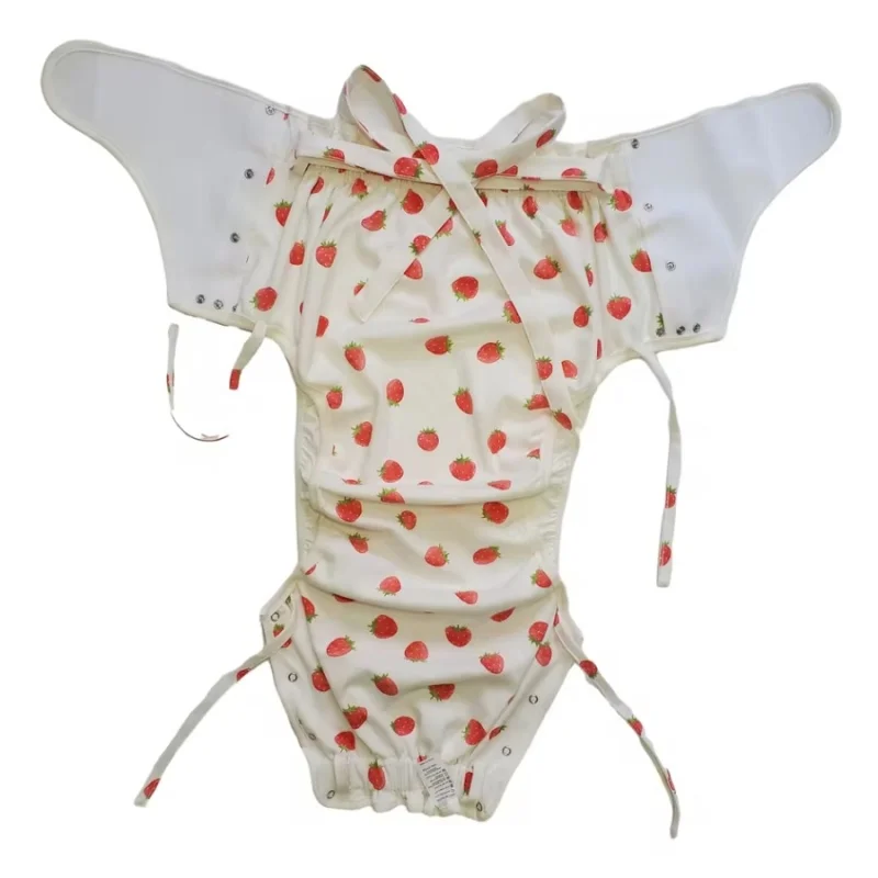 Мужской сексуальный чехол для подгузников с принтом ABDL, водонепроницаемые многоразовые подгузники, штаны для женщин, DDLG, трусики для взрослых и детей, накидка на подгузник