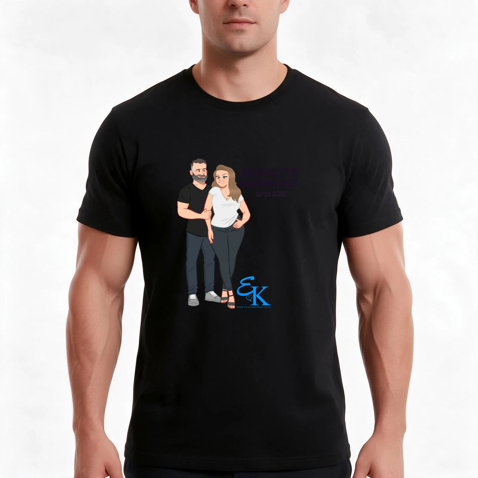 Absolute Harmony T-Shirt, Summer Casual Cotton Tee, Oversized Streetwear Tops, Vintage Graphic Print, Loose Fit Short Sleeve
