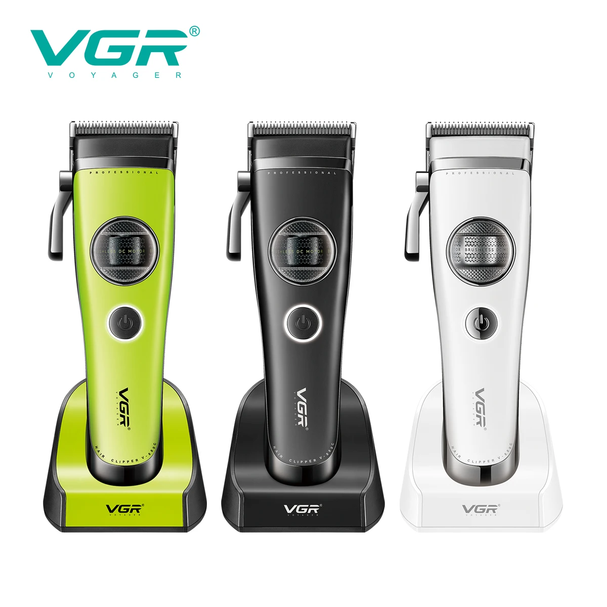 

VGR Trimmer Professional Hair Clippers Rechargeable Trimmer Electric Hair Clippers Adjustable Hair Clipper Trimmer for Men V-880