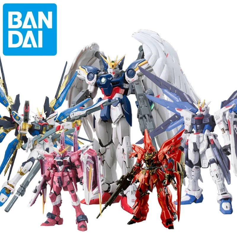 

Bandai Gundam Rg Series INFINITE JUSTICE GUNDAM DESTINY GUNDAM Assembly Model Kit Action Figure Model Action Figure Model